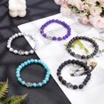 thumbnail image 2 of Pulsera de cuentas de mano de Hamsa, pulsera de piedra protectora de mano de Hamsa, pulsera de cuentas de mano de piedra natural, pulseras de cuentas para parejas, regalo, 2 of 7