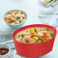 thumbnail image 3 of Hicess Slow Cooker Mat Wear-resistant Anti-fall Integrated Reused Easy to Clean Dividing Silicone 7QT 8QT Slow Cooker Compartment Pan Kitchen Accessories, 3 of 8