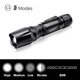 thumbnail image 2 of (2 piezas) LE1000 Potente linterna LED, súper brillante, tamaño de bolsillo, liviana, adecuada para acampar, andar en bicicleta, correr, pasear perros y más para uso en exteriores, 6 baterías AAA incl, 2 of 5