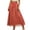 A01 Red, variant on Mifsaly Striped Chiffon Skirts for Women Elastic Waist Long Flowy Summer Skirt Lightweight Casual Vacation Clothes S