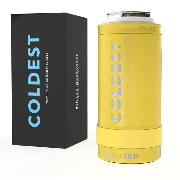 COLDEST Standard Can Cooler for Beer, Soda, Sparkling Water, Vacuum