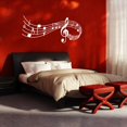 thumbnail image 2 of Music Symbol PVC Wall Stickers, White, 2 of 4