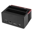 thumbnail image 2 of HDD Enclosure, Hard Disk Dock Convenient Practical Widely Used LED Screen Indicator  For Hard Drives Read For Extend U Disk, 2 of 8