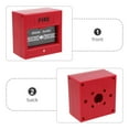 thumbnail image 3 of IFANLANDOR De Vidrio Para Puertas De Y Rápida Con Resistente En Rojo, 3 of 6