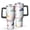 Black-3, variant on 40oz Tumbler with Handle and Straw, Vacuum Insulated Stainless Steel Travel Mug, Fits Car Cup Holder, Neon Rainbow Print
