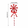 thumbnail image 5 of 5 Pack Lollipop Christmas Tree Ornaments, Candy Cane Peppermint Hanging Pendant Decor, 5 of 5