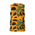 thumbnail image 2 of Rocae Sunflowers 7 for Men's Basketball Jersey Lightweight and Breathable Athletic Tank Top,Quick-Drying Sports Jersey, 2 of 9