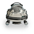 thumbnail image 3 of TUCCI Italy DASHMOBILE 20" Kids Travel Suitcase - Gray Camo, 3 of 4
