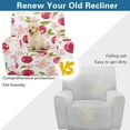 thumbnail image 4 of FOR U DESIGNS Cherry Flower Print Recliner Chair Covers with Arms, Breathable Chair Covers for Living Room Non-Slip Sofas Couches Slip Covers Home Decor Accessories, 4 of 8