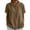 *Brown, variant on VBVC Women's Lapel Denim-Look Tops,Ladies 3/4 Sleeve Shirt,Summer Business Blouse For Women,Purple,S-2XL
