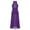 Purple, variant on YONGHS Big Girls Lyrical Dance Dress Mock-neck Leotard with Long Mesh Maxi Skirt 8-16 Blue 8