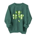 thumbnail image 3 of TaTaai Women St Patrick's Day Printed Casual Long Sleeve Crew Neck Sweatshirt No Hood Ladies Spring Festival Street Wear Soft Warm Machine Washable No Fading Top Gift, 3 of 6