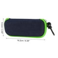 thumbnail image 4 of Estuche para gafas con cremallera Unique Bargains, ligero, almacenamiento para gafas 6.38"x2.44"x1.57" verde, 4 of 5