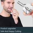 thumbnail image 4 of Nose Hair Trimmer Portable Stainless Steel Manual Nose Hair Remover Nail Clipper Face Hair Trimmer, 4 of 4