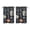 Kitchen Food Colorful-46, variant on Vintage Kitchen Food Cooking Chef Tier Cafe Curtains for Bathroom Living RV Rod Pocket Window Drapes 36 Inch 2 Panels Set 28"x36" 2 Panels Window Treatment Tiers