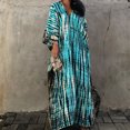 thumbnail image 1 of Blusa de playa europea y americana, de secado rápido, holgada, de talla grande, para vacaciones, vestido de playa, bikini, camisa con protección solar, 1 of 6