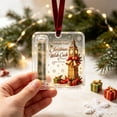 thumbnail image 5 of Christmas Cash Gift Holder Ornament, Clear Acrylic Roll Up Money Holder with Velvet Ribbon for Christmas Tree Holiday Gift Giving, 5 of 5