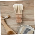 thumbnail image 4 of Cepillo de barbero para el cuello con cerdas respetuosas con la piel, cepillo de madera para limpiar el cabello del cuello y la cara., 4 of 5