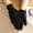 Black, variant on Women's Gloves Mittens Women Autumn And Winter Simple Fashion Double Thick Knitted Warm Gloves,Women's Accessories Gloves Mittens
