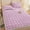 Purple #4, variant on Solid Color Thick Taffeta Velvet Mattress Pad | Quilted Slip-Resistant Flannel Mattress Topper | Warm Foldable Mattress Pad 59x78 Inches | 1 Piece