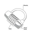 thumbnail image 3 of Yale Locks Standard Security Combination Padlock 48mm, 3 of 9