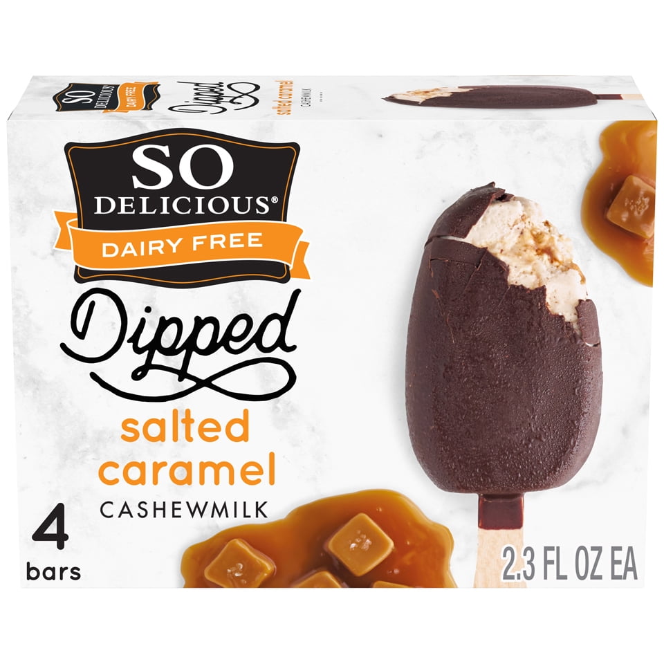 Costco So Delicious Dairy-Free Dipped Salted Caramel Frozen