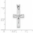 thumbnail image 2 of Beautiful 14k White Gold Crucifix Pendant, 2 of 2