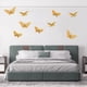 thumbnail image 4 of Pegatinas De Mariposas De Papel Pegatinas de pared de mariposas doradas, juego de Rkxzt, 4 of 9