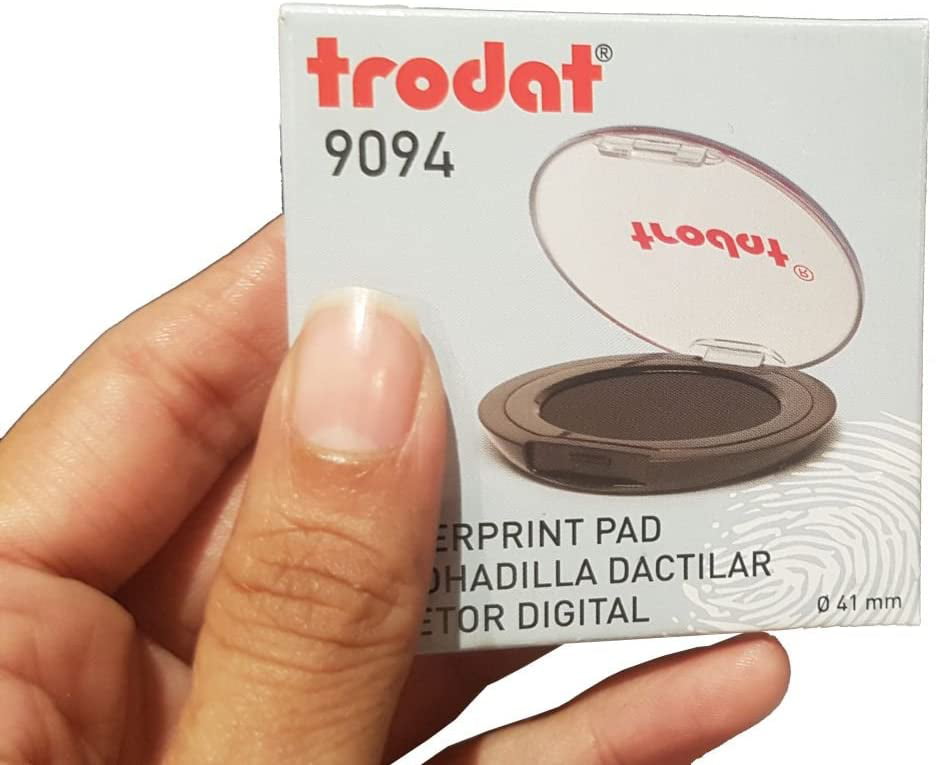 Trodat Inkless Fingerprint Pad Elegant Design Thumbprint Pad