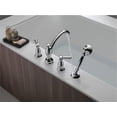 thumbnail image 6 of Delta Linden: Traditional Roman Tub with Hand Shower Trim, 6 of 7