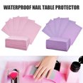 thumbnail image 2 of 50Pcs Disposable Nail Mats Fordable Nail Paper Towels Waterproof 3 Ply Nail Art Paper Pads Nail Art Accessories, 2 of 8