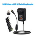 thumbnail image 5 of 30w Universal Ac To Dc Power Supply Adapter With 5v 2.1a Usb Port, Ac Plug-in Power Charger 3v To 12v Adjustable Output Voltage With 8 Dc Adapter Tips, 5 of 5