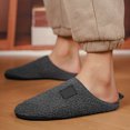 thumbnail image 2 of Fuzzy Slippers For Women Men Couples Winter Home Cotton Slippers Soft Bottom With Thickened Velvet Warm Slippers Warm Cozy Winter House Slippers Bedroom Indoor House Shoes, 2 of 7