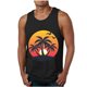 thumbnail image 1 of Camiseta sin mangas de cuello redondo para hombre, informal, a la moda, sin mangas, con estampado, blusa deportiva de cuello redondo para hombre, 1 of 4