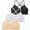 Black/White/Nude, variant on Livona Racerback Training Bra for Girls- 3 Pack Seamless Sports Bra, Padded Everyday Bra Bralette,Crop Cami Tank Top (6-14)