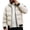 Khaki, variant on Bomber Puffer Jackets for Men Big and Tall Full Zip Stand Collar Snow Ski Jackets Warm Midweight Winter Outdoor Coats Khaki XXXXXL