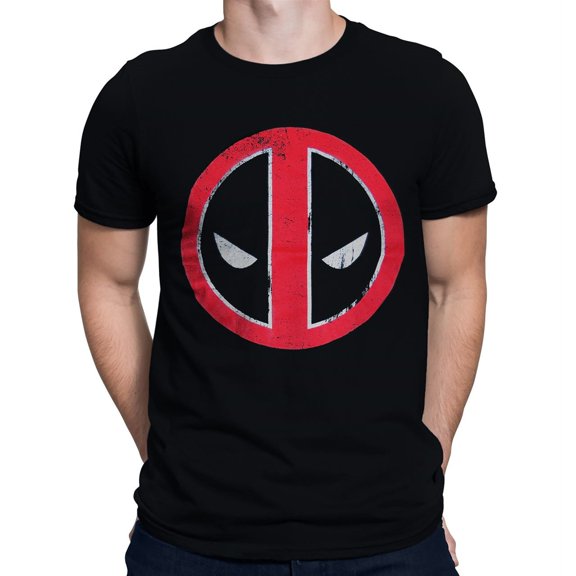 Deadpool Distressed Symbol T-Shirt-4XLarge