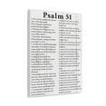 thumbnail image 4 of Scripture Walls Psalm 51 German Wood Bible Chapter Canvas Christian Wall Art Ready to Hang Unframed, 4 of 19