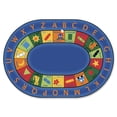 thumbnail image 2 of Carpets for Kids Bilingual Early Learning Oval Rug - 11.67 ft Length x 99" Width - Oval, 2 of 2