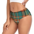 thumbnail image 2 of Fotbe colorful plaid Calzones Estampados para Mujer – Ropa Interior de Algodón, Cómoda, Suave y Elástica-3X-Large, 2 of 6