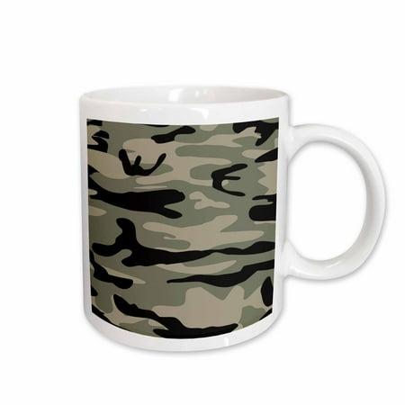 

Khaki army print - brown beige olive green camo - soldier military camouflage texture 15oz Mug mug-157595-2