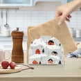 thumbnail image 2 of Yayeee Napkin Holder for Table Set of 2 Kitchen Paper Tissue Organization, Cartoon Red Houses, 2 of 8