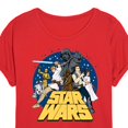 thumbnail image 3 of Star Wars - Luke and Friends Retro Group - Women's Oversized Tee, 3 of 4