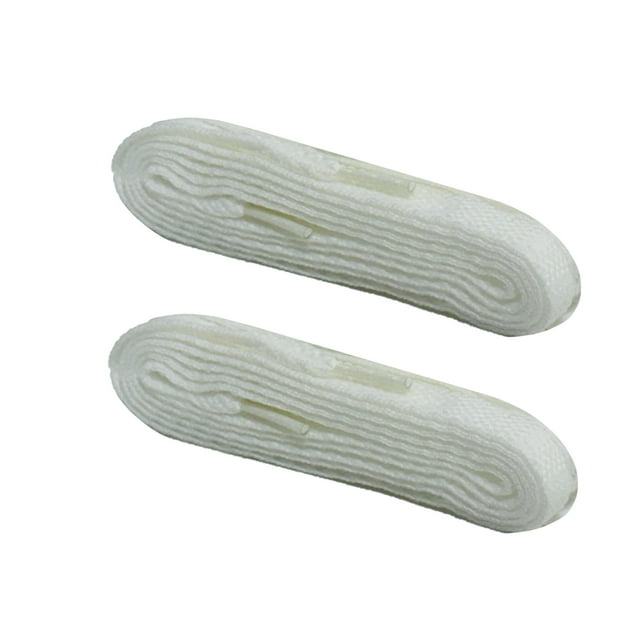 Cordones Kiwi Casual Planos Blancos 27 cm