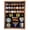 Walnut, variant on Challenge Coin / Medals / Pins / Badges / Ribbons / Insignia /Combo Display Case Cabinet