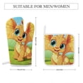 thumbnail image 2 of Cute Dragon Baby Oven And Pot Holders Sets, Heat Resistant Pads Kitchen Decor for Cooking Baking BBQ Grilling, Christmas Kitchen Gifts, 2 of 6