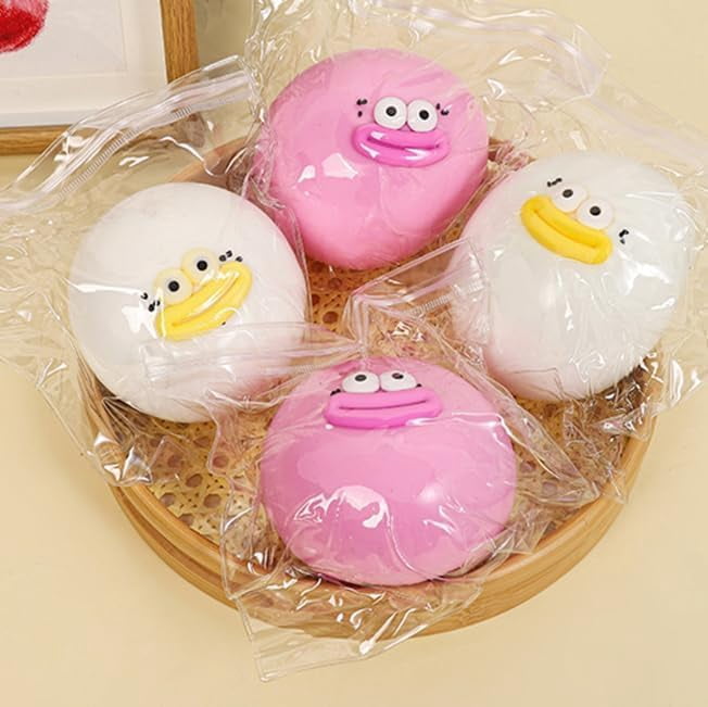 Smushers Face Collection, Slow Rebound Sensory Squishy with Interchangeable Faces, Build Your Own Expression Set