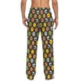 thumbnail image 3 of joogoo Men's Pajama Pants Soccer Balls Football-z1 Soft Long Sleep Lounge Pjs Bottoms M, 3 of 7