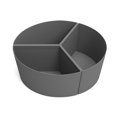 thumbnail image 1 of 6-Quart Slow Cooker Liner Multiple Grids Leakproof Dishwasher Safe Silicone Slow Cooker Divider Cooking Liner Kitchen Accessories, 1 of 12