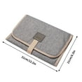 thumbnail image 3 of Dadiaei 24x12.2 Baby Changing Pad - 3-Layer Waterproof Foldable Diaper Mat, Reusable Absorbent Incontinence Underpad for Women & Patients, Portable Change Mat, 3 of 4